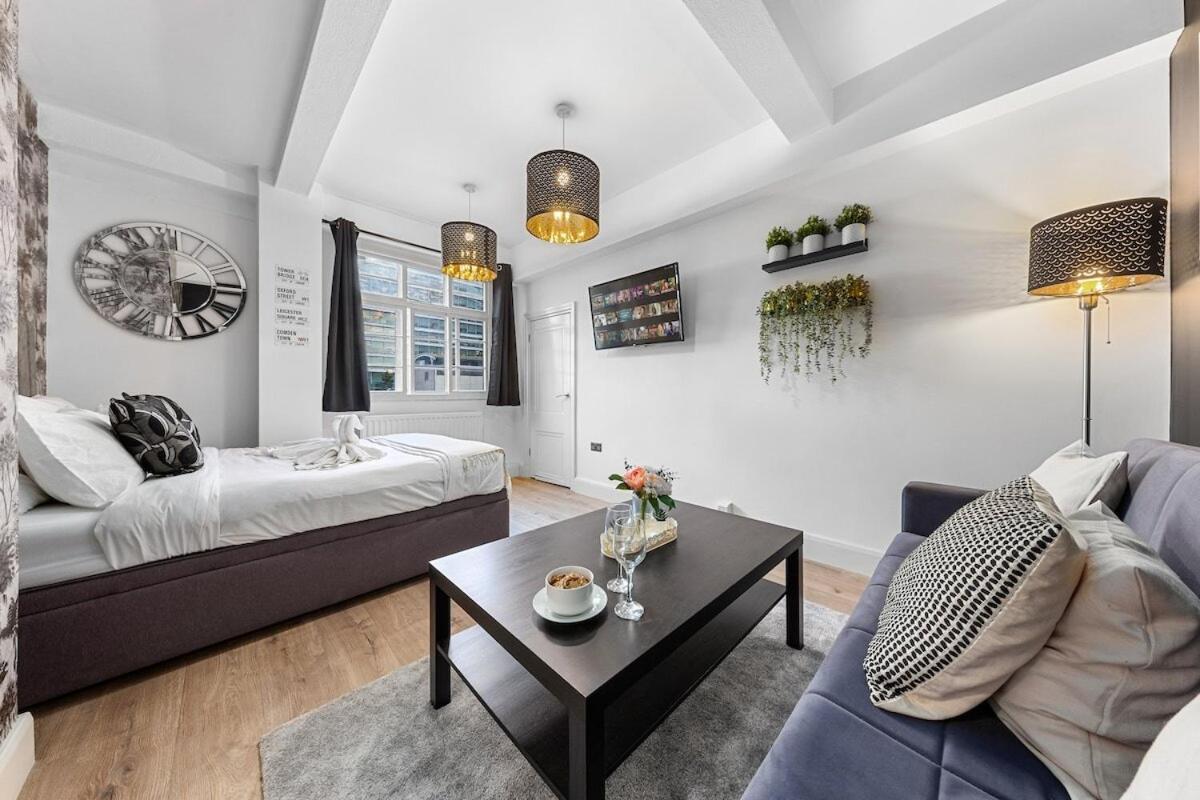Central London Luxury, Relaxing Apartment! 2 Mins From Paddington Station! Londres Quarto foto