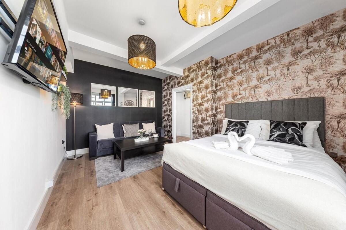Central London Luxury, Relaxing Apartment! 2 Mins From Paddington Station! Londres Quarto foto